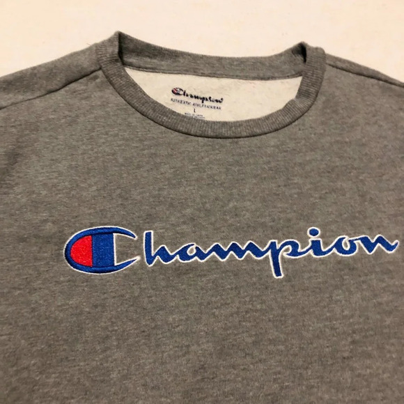 Champion Sweater Boys Girls Large Kids Size Crewneck - Picture 2 of 16